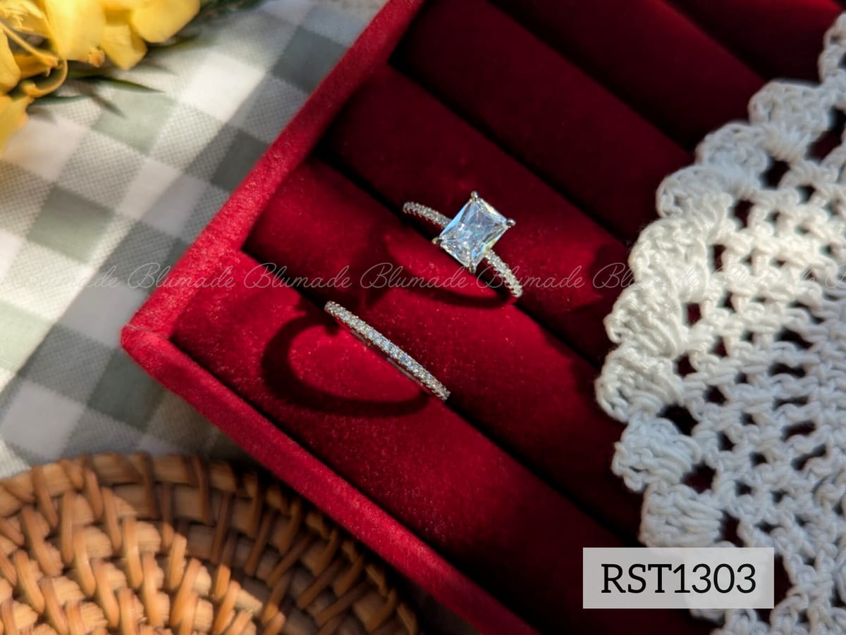 RST1303-set of 2pcs(mention ur ring size)-B