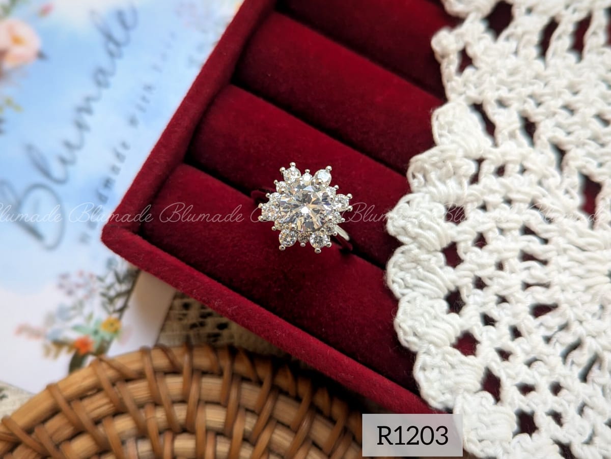 R1203-mention ur ring size-B
