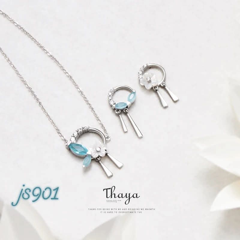 js901 Earring & locket set